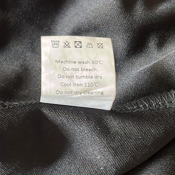 Allegra K Womens L Dress Black Contrast Button Decor Long Sleeve Work Office NWT - Picture 12 of 12